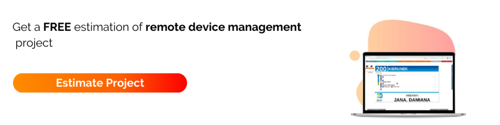Remote device management software - product development company